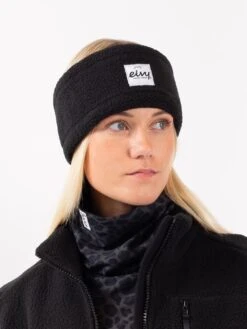 Throwback Sherpa Black Headband(Eivy Throwback Sherpa Black Headband Women Wt25)