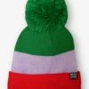 Tricolor Lined Beanie (Kids)(Headster Tricolor Lined Beanie Kids Wt25)
