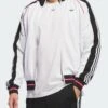 Skate Tyshawn Track Crystal White/Black/Better Scarlet Jacket(Adidas Skate Tyshawn Track Crystal White Black Better Scarlet Jacket Sp25)
