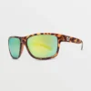 Baloney Matte Tort/Green Polar Sunglasses(Volcom Baloney Matte Tort Green Polar Sunglasses)