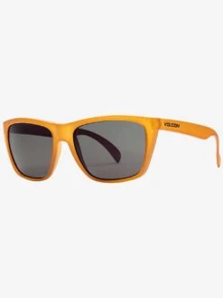 Plasm Polarized Sunglasses(Volcom Plasm Polarized Sunglasses Matte Honey)