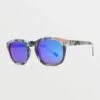 Earth Tripper Skulls/Blue Mirror Sunglasses(Volcom Earth Tripper Skulls Blue Mirror Sunglasses)
