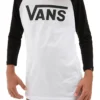 Vans Classic Raglan Long Sleeve T-Shirt (Boys 7-14)(Vans Classic Raglan Long Sleeve T Shirt Boys 7 14 Co)