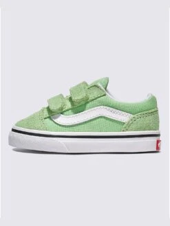 Old Skool V Color Theory Pistachio Green (Little Kids) Shoes(Vans Old Skool V Color Theory Pistachio Green Little Kids Shoes Sp25)