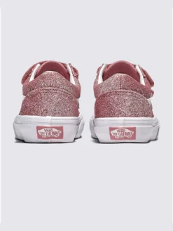 Old Skool V Glitter Rose Gold Shoes (Kids)(Vans Old Skool V Glitter Rose Gold Kids Shoes Ho24) 7 Old Skool V Glitter Rose Gold Shoes (Kids)(Vans Old Skool V Glitter Rose Gold Kids Shoes Ho24) -ThinkEmpire Shop VN000CYD FSL ALT3