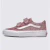 Old Skool V Glitter Rose Gold Shoes (Kids)(Vans Old Skool V Glitter Rose Gold Kids Shoes Ho24)