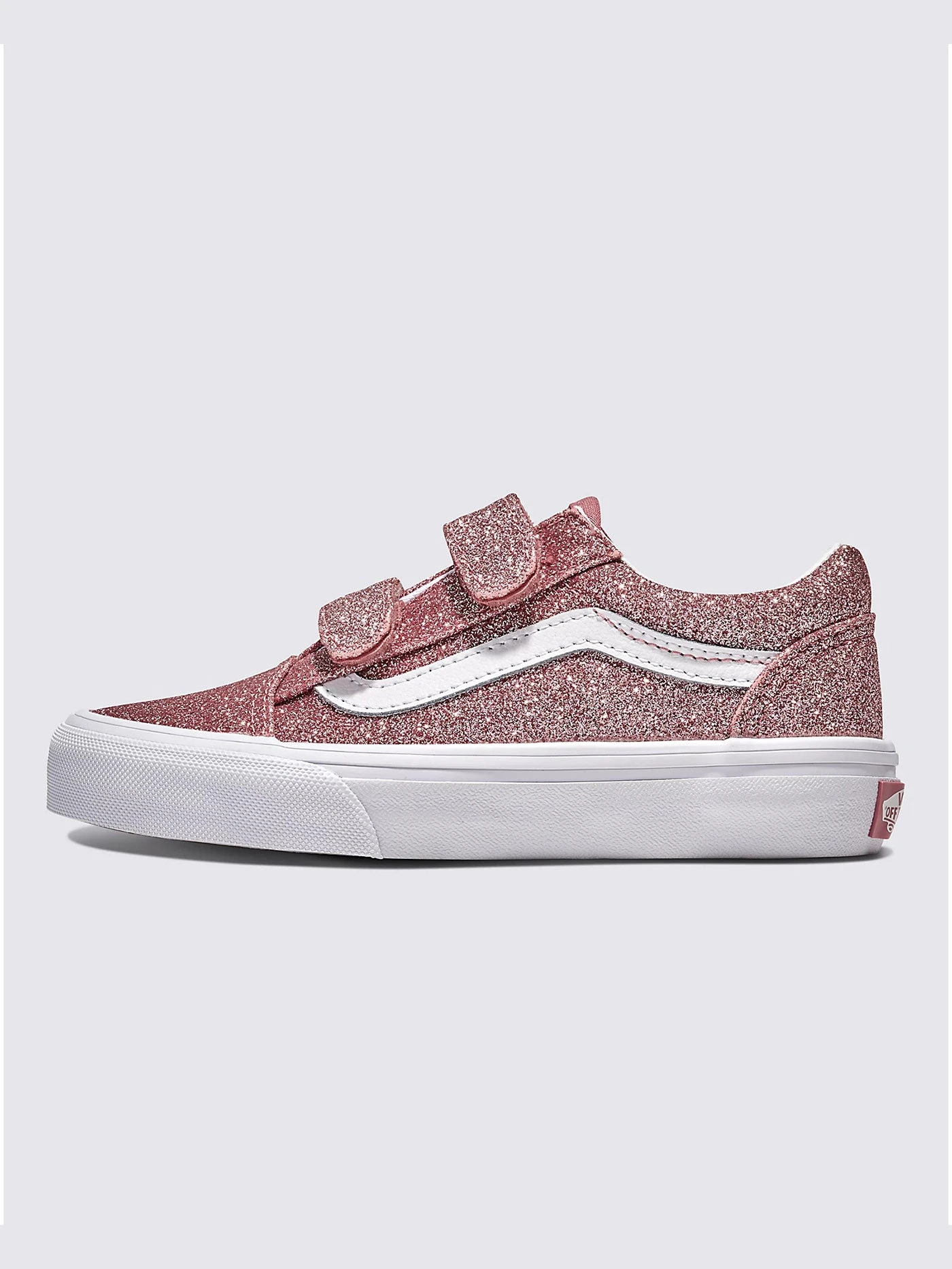 Old Skool V Glitter Rose Gold Shoes (Kids)(Vans Old Skool V Glitter Rose Gold Kids Shoes Ho24) 1 Old Skool V Glitter Rose Gold Shoes (Kids)(Vans Old Skool V Glitter Rose Gold Kids Shoes Ho24)