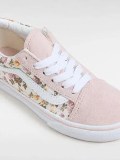 Roamntic Floral Pink/Multi Shoes (Kids)(Vans Roamntic Floral Pink Multi Shoes Kids Sp25) -ThinkEmpire Shop VN000CYVBIY ALT3