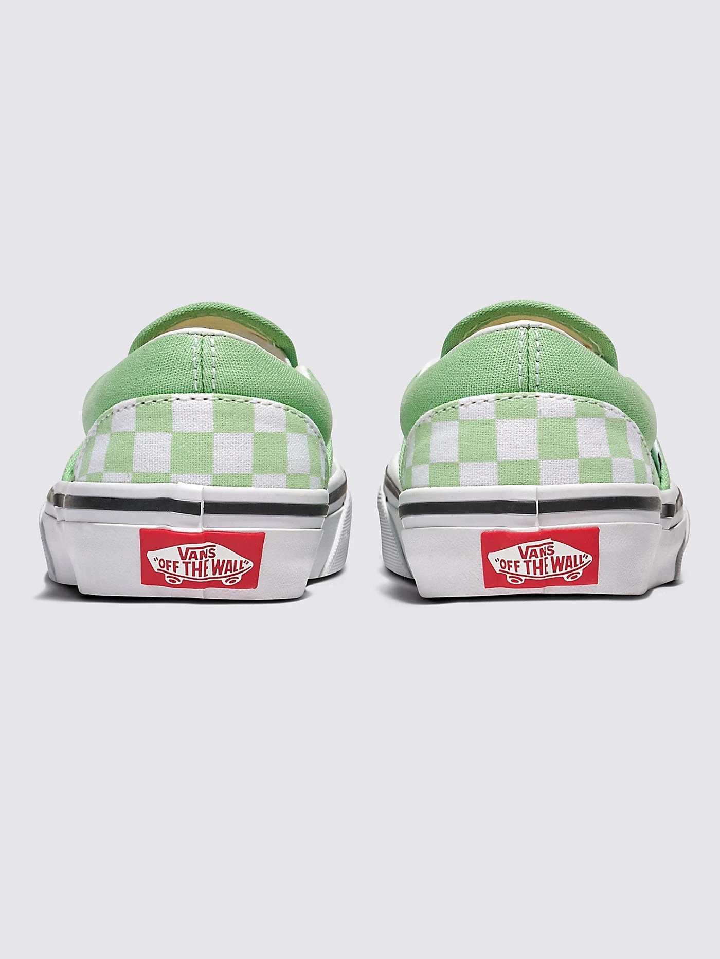Slip-On Color Theory Checkerboard Pistachio Green Shoes (Kids)(Vans Slip On Color Theory Checkerboard Pistachio Green Boys 7 14 Shoes Sp25) 3 Slip-On Color Theory Checkerboard Pistachio Green Shoes (Kids)(Vans Slip On Color Theory Checkerboard Pistachio Green Boys 7 14 Shoes Sp25) - Image 3
