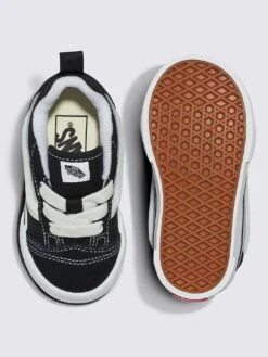 Knu Skool Elastic Lace Black/True White Shoes (Little Kids)(Vans Knu Skool Elastic Lace Black True White Shoes Little Kids Sp25) 7 Knu Skool Elastic Lace Black/True White Shoes (Little Kids)(Vans Knu Skool Elastic Lace Black True White Shoes Little Kids Sp25) -ThinkEmpire Shop VN000D0K 6BT ALT2