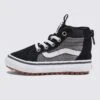MTE SK-8 Hi Black/Grey Shoes (Little Kids)(Vans Mte Sk 8 Hi Black Grey Shoes Little Kids Wt25)