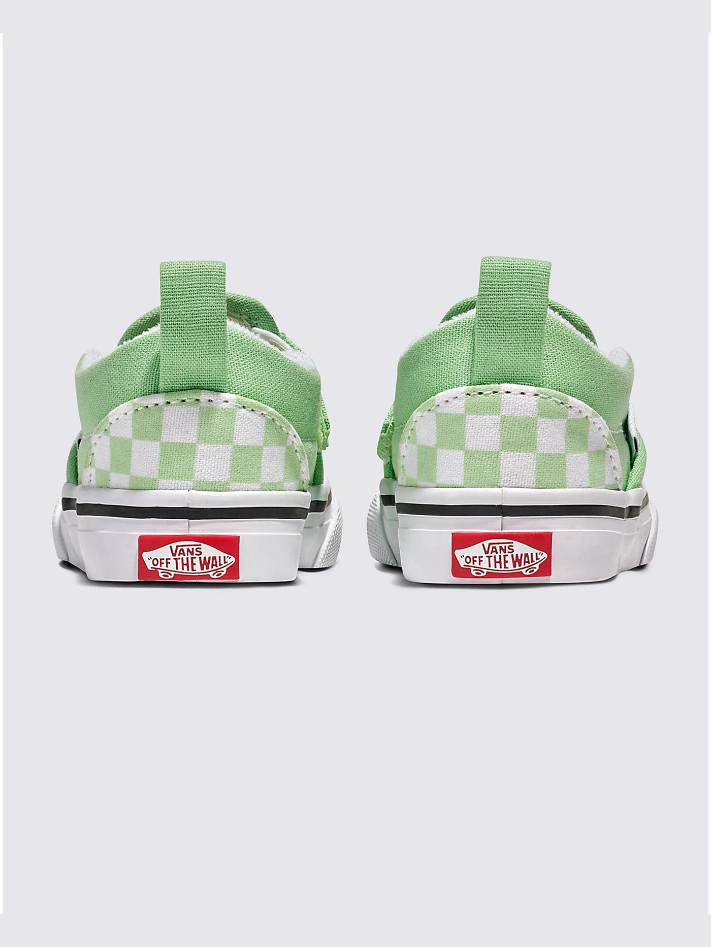 Slip-On V Color Theory Checkerboard Pistachio Green Shoes (Little KIds)(Vans Slip On V Color Theory Checkerboard Pistachio Green Little Kids Shoes Sp25) 3 Slip-On V Color Theory Checkerboard Pistachio Green Shoes (Little KIds)(Vans Slip On V Color Theory Checkerboard Pistachio Green Little Kids Shoes Sp25) - Image 3