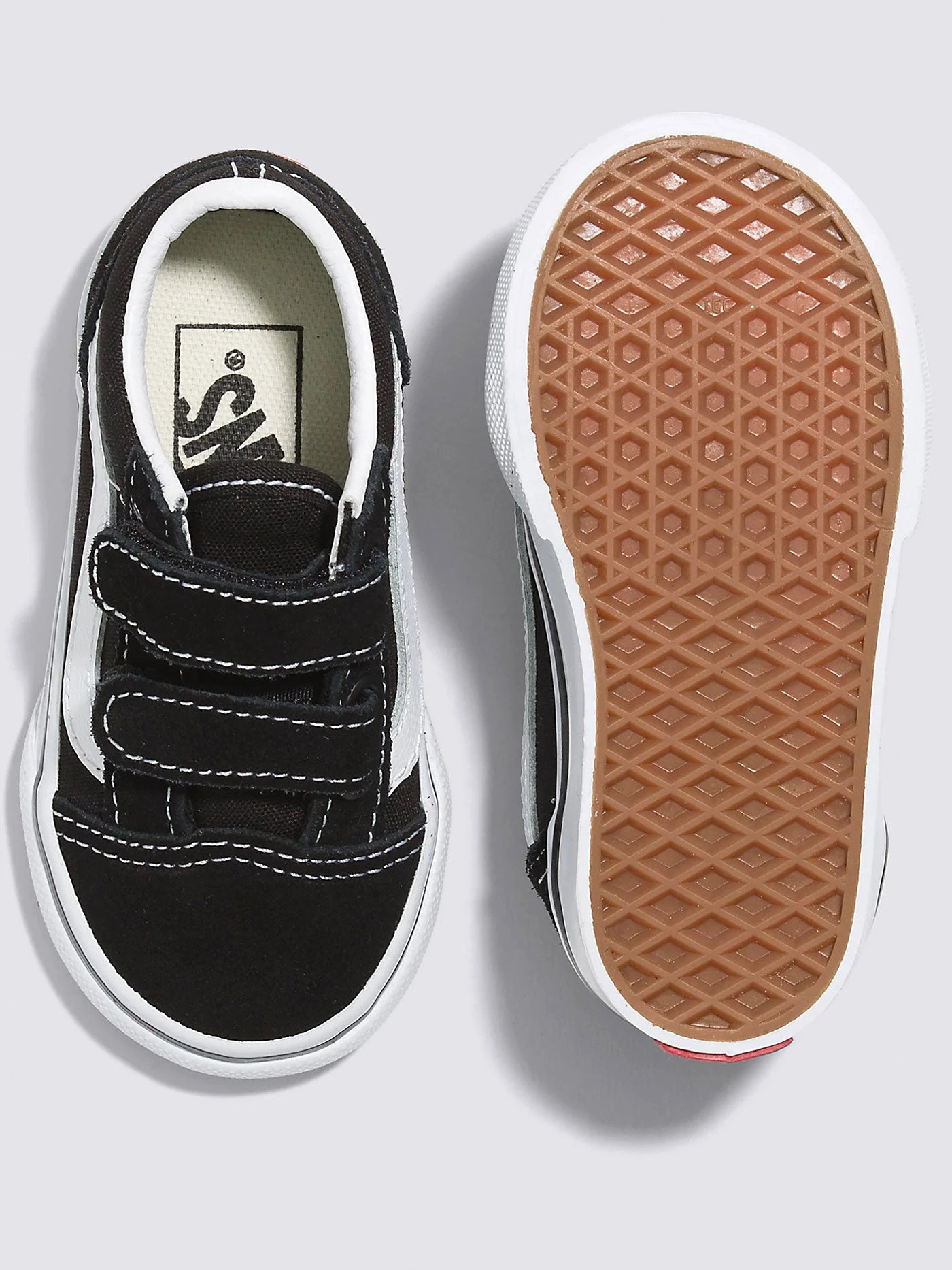 Old Skool V Black Shoes (Little Kids)(Vans Old Skool V Black Shoes Little Kids Fa24) 3 Old Skool V Black Shoes (Little Kids)(Vans Old Skool V Black Shoes Little Kids Fa24) - Image 3