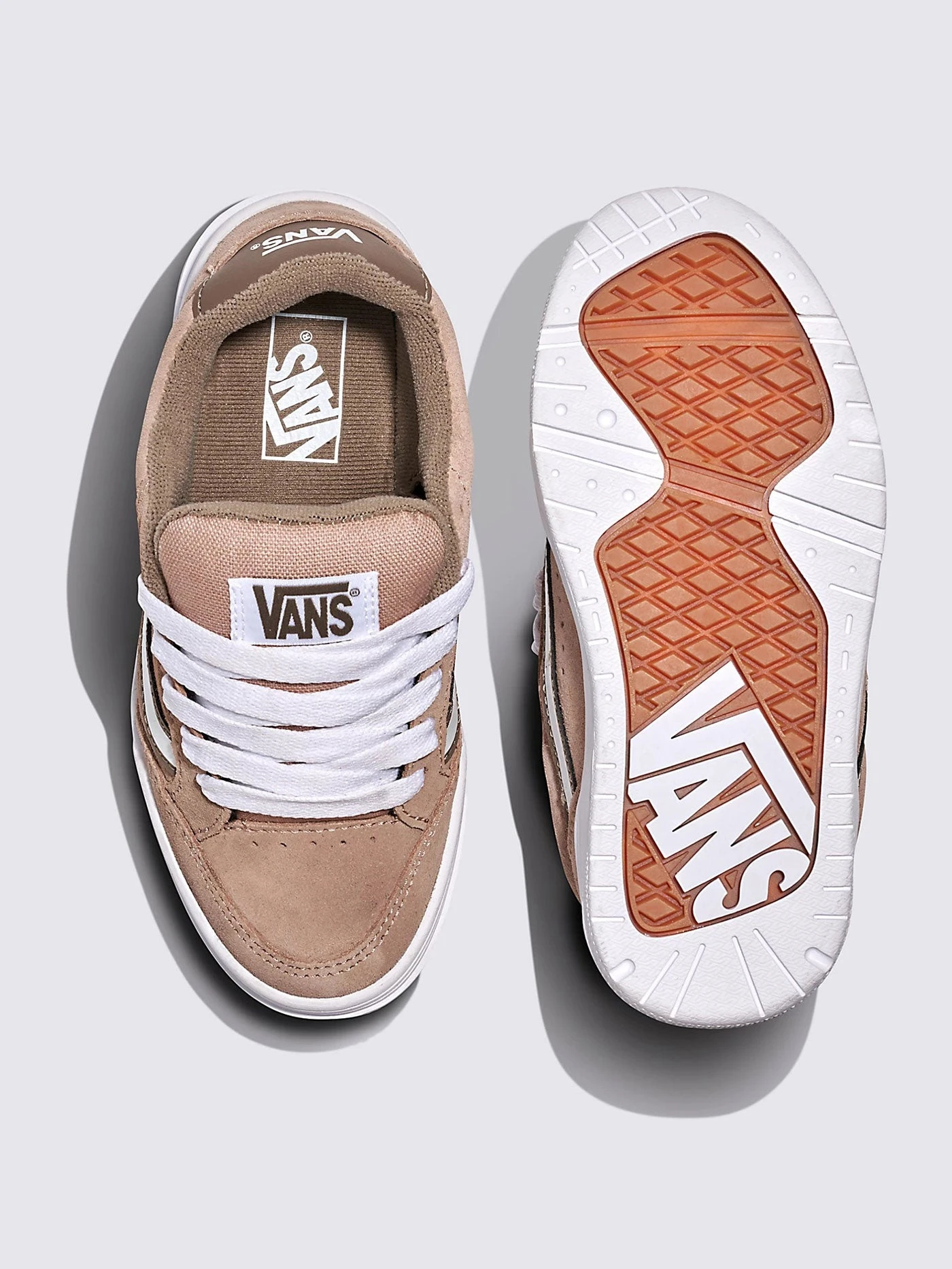 Hylane Suede Warm Taupe Shoes (Kids)(Vans Hylane Suede Warm Taupe Shoes Kids Sp25) 3 Hylane Suede Warm Taupe Shoes (Kids)(Vans Hylane Suede Warm Taupe Shoes Kids Sp25) - Image 3