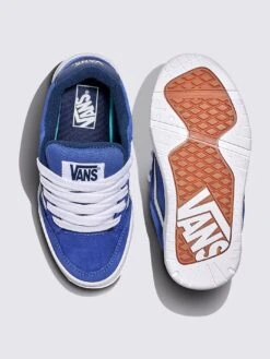 Hylane Suede Navy Shoes (Kids)(Vans Hylane Suede Navy Shoes Kids Sp25) -ThinkEmpire Shop VN000D4N NVY ALT2