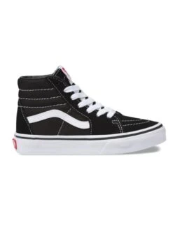 SK8-HI Black True White Shoes (Kids)(Vans Sk8 Hi Black True White Shoes Kids Co)
