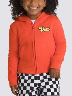 Pushin Daisy Hoodie Zip (Girls 2-7)(Vans Pushin Daisy Hoodie Zip Girls 2 7 Ho24)
