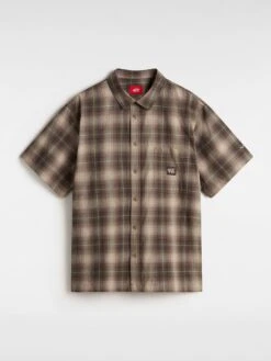 Skate Plaid Short Sleeve Buttondown Shirt(Vans Skate Plaid Short Sleeve Buttondown Shirt Su25)
