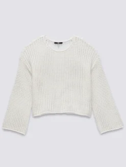 Mila Open Crop Sweater(Vans Mila Open Crop Sweater Women Sp25) -ThinkEmpire Shop VN000M9H FS8 ALT4