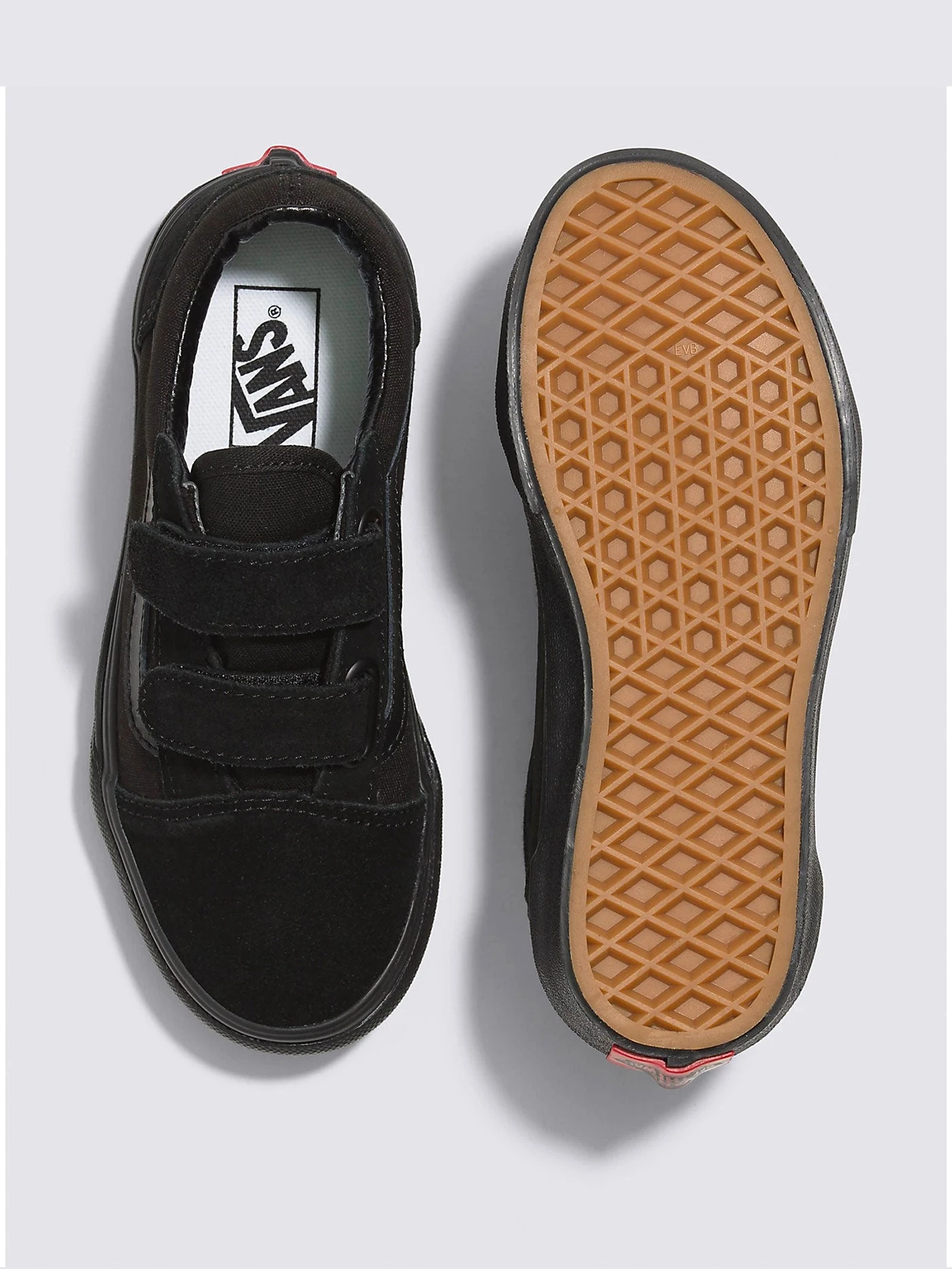 Old Skool V Black/Black Shoes (Kids)(Vans Old Skool V Black Black Kids Shoes Co) 4 Old Skool V Black/Black Shoes (Kids)(Vans Old Skool V Black Black Kids Shoes Co) - Image 4