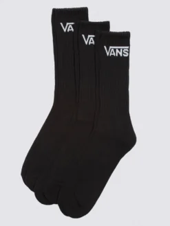 Classic Crew 3 Pack Socks(Vans Classic Crew 9 5 13 3 Pack Socks Co) -ThinkEmpire Shop VN000XSE BLK HERO