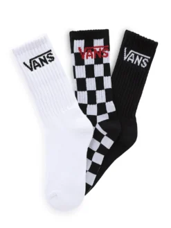 Classic 3 Pack Socks (Kids)(Vans Classic 10 13 5 3 Pack Socks Kids Co) -ThinkEmpire Shop VN000YBRBKC HERO