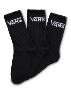 Classic 3 Pack Socks (Kids)(Vans Classic 10 13 5 3 Pack Socks Kids Co) -ThinkEmpire Shop VN000YBRBLK HERO