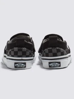 Slip-On V Checkerboard Black/Pewter Shoes (Little Kids)(Vans Slip On V Checkerboard Black Pewter Shoes Little Kids Co) -ThinkEmpire Shop VN0A3488 EO0 ALT3 f210d47a 5e54 471c 93a7 d479f969b062