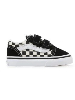 Old Skool V Black White Shoes (Little Kids)(Vans Old Skool V Black White Shoes Little Kids Co)