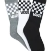 Classic Check 3 Pack Socks (Kids)(Vans Classic Check 3 Pack Socks Kids Co)