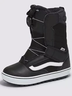 Juvie Linerless Black/White Snowboard Boots (Youth)(Vans Juvie Linerless Black White Snowboard Boots Youth Wt25)