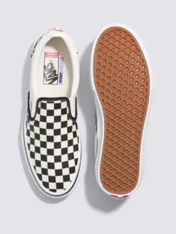 Skate Slip-On Checkerboard Black/Off White Shoes(Vans Skate Slip On Shoes Auh Co) 11 Skate Slip-On Checkerboard Black/Off White Shoes(Vans Skate Slip On Shoes Auh Co) -ThinkEmpire Shop VN0A5FCA AUH ALT2