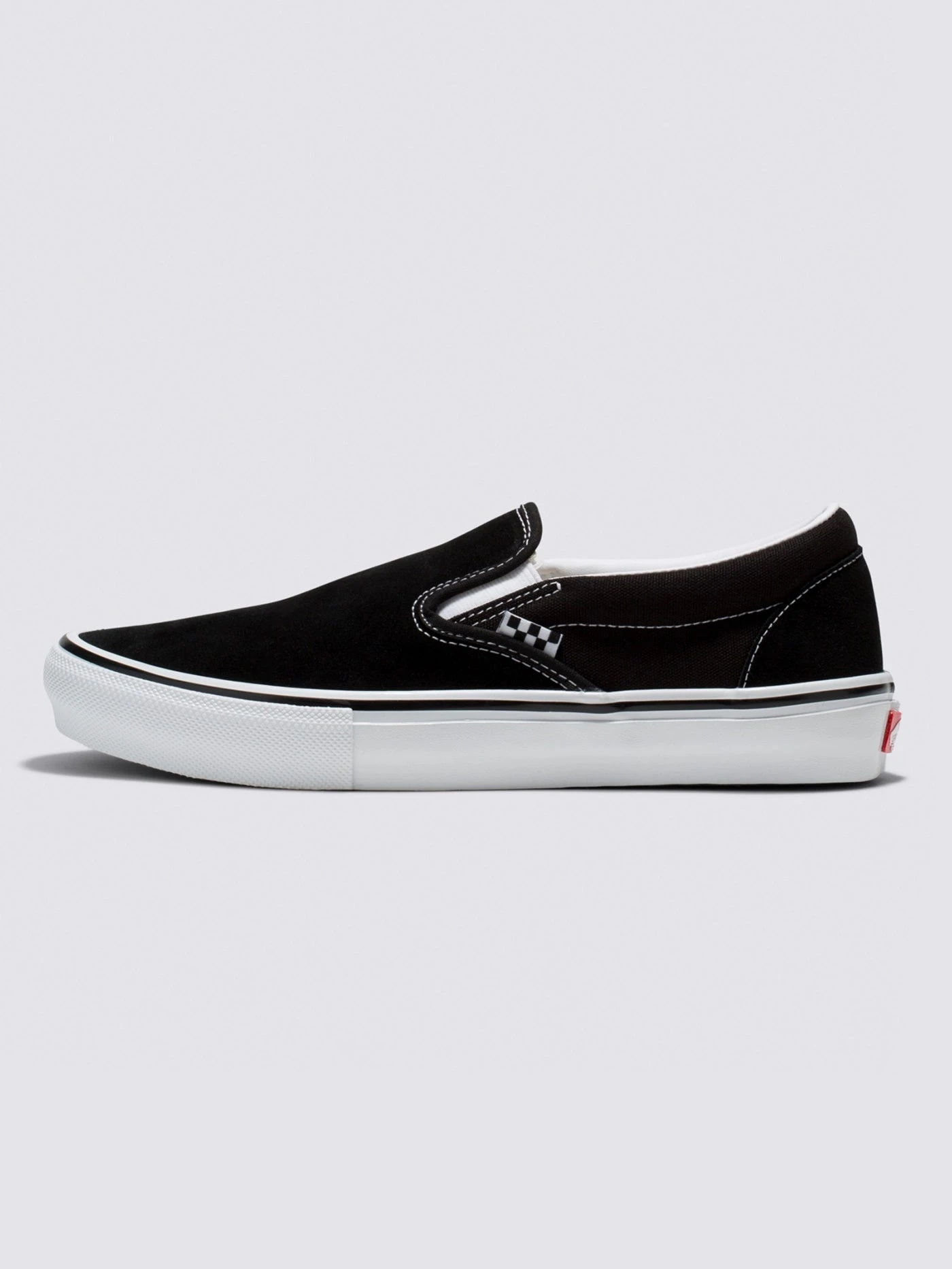 Skate Slip-On Black/White Shoes(Vans Skate Slip On Shoes Y28 Co) 3 Skate Slip-On Black/White Shoes(Vans Skate Slip On Shoes Y28 Co) - Image 3