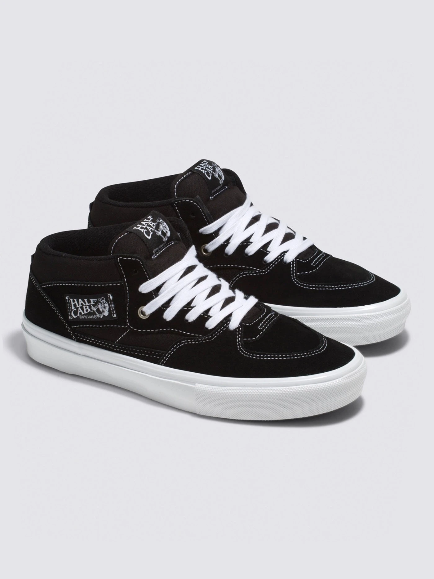 Skate Half Cab Black/White Shoes(Vans Skate Half Cab Shoes Y28 Co) 2 Skate Half Cab Black/White Shoes(Vans Skate Half Cab Shoes Y28 Co) - Image 2
