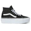 Sk8-Hi Tapered Stackform Black/True White Shoes(Vans Sk8 Hi Tapered Stackform Shoes Bmx Women Co)