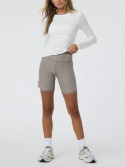 Lux Long Sleeve T-Shirt(Vuori Lux Long Sleeve T Shirt Women Sp25) -ThinkEmpire Shop VW1227WHT SP25 W ECOMM TOPS FULL