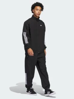 Skate Gazelle Track Black/White Jacket(Adidas Skate Gazelle Track Black White Jacket Sp25) -ThinkEmpire Shop Veste de survetement Skateboardi 2