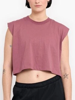 Ortank Cropped Rose Deco Tank Top(Ciele Ortank Cropped Rose Deco Tank Top Sp25)