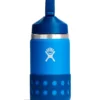 12oz Wide With Straw Lid And Boot Lake Bottle (Kids)(Hydro Flask 12z Wide With Straw Lid And Boot Lake Bottle Kids Co)