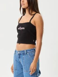 Frolic Tank Top(Afends Frolic Tank Top Women Sp25) -ThinkEmpire Shop W251082 BLK 1885