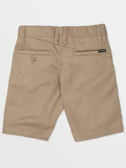 Frickin Chino Shorts (Boys 2-7)(Volcom Frickin Chino Short Boys 2 7 Sp25) -ThinkEmpire Shop WA152VB4 KHA B