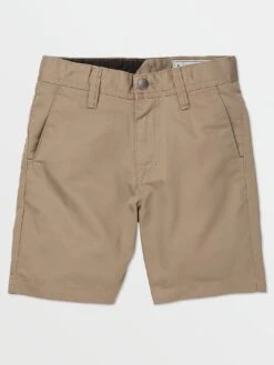 Frickin Chino Shorts (Boys 2-7)(Volcom Frickin Chino Short Boys 2 7 Sp25) -ThinkEmpire Shop WA152VB4 KHA F