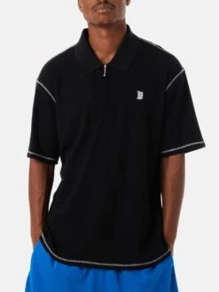 Waffle Knit Contrast Polo(Huf Waffle Knit Contrast Polo Sp25)