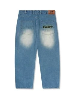 Warped Jeans(Butter Goods Warped Jeans Sp25) -ThinkEmpire Shop WarpedDenimJeansWashedMidBlue2 1