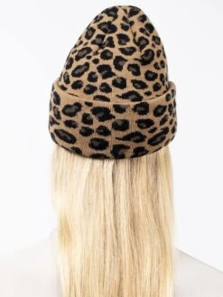 Watcher Leopard Beanie(Eivy Watcher Leopard Beanie Women Wt25) -ThinkEmpire Shop Watcher Beanie Leopard Back 1