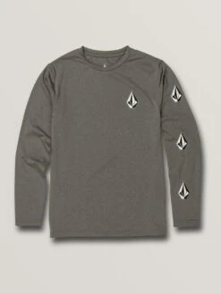 Deadly Stones Long Sleeve Rashguard (Boys 2-7)(Volcom Deadly Stones Long Sleeve Rashguard Boys 2 7 Co)