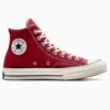 Chuck 70 Hi Park Red/Egret/Black Shoes(Converse Chuck 70 Hi Park Red Egret Black Shoes Sp25)
