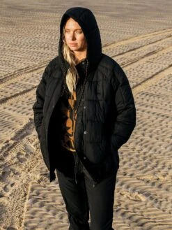 Venture On Puffer Jacket(Billabong Venture On Puffer Jacket Women C O) -ThinkEmpire Shop abjjk00177 billabong l bk1 frt1