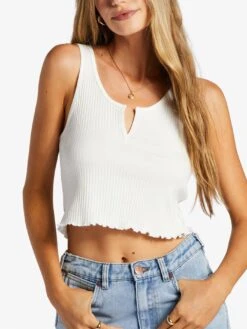 Notch Crop Tank Top(Billabong Notch Tank Top Women Co)
