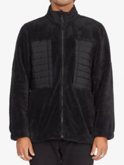 A/Div Glacier Mock Neck Zip-Up Polar Fleece(Billabong A Div Glacier Mock Neck Zip Up Polar Fleece Co) -ThinkEmpire Shop abyft00218 billabong w blk frt1